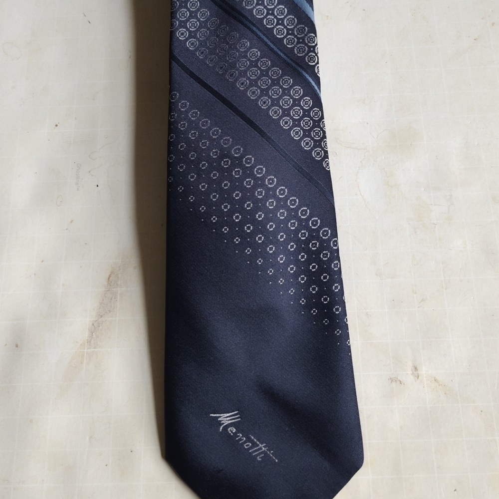 Men's Menotti Navyblue Necktie Made in Italy